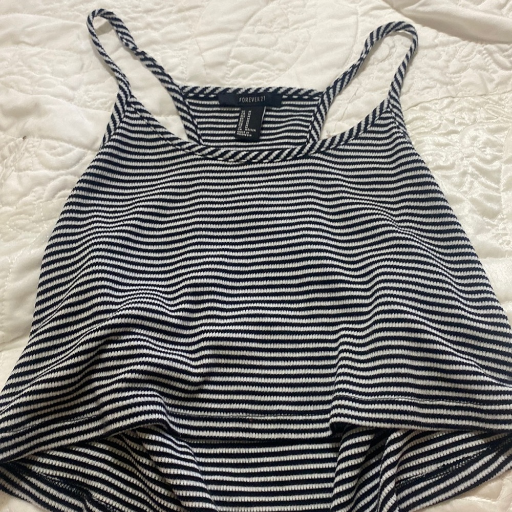 striped tank top